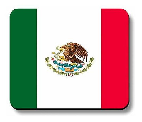 Pad Mouse - Mexico Emblem Country Flag Computer Mouse Pad 9.