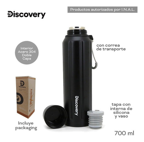 Imagen 3 de 3 de Termo Discovery T3 Adventure 750ml Inoxidable Asfl70