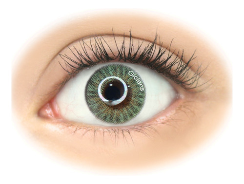 Pupilentes Giolens Natural Tricolor Green