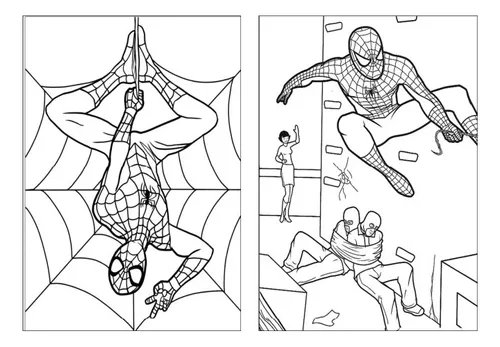 Desenhos para colorir do Homem Aranha  Desenhos para pintar, Livro de  colorir, Páginas para colorir gratuitas