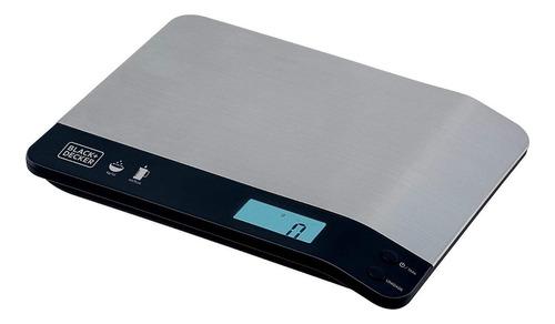 Balança digital BC500 Black+Decker  Capacidade de 5kg Cor inox