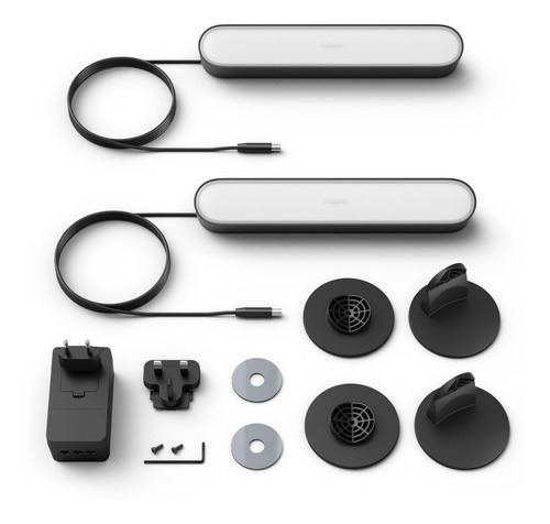 Imagen 6 de 6 de Philips Hue Play Kit Base 2 Barras + Fuente Techcel Nuevo