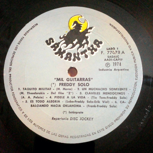 Lote Freddy Solo Y Los 4 Planetas 3 Vinilos Lp Leer Estándar