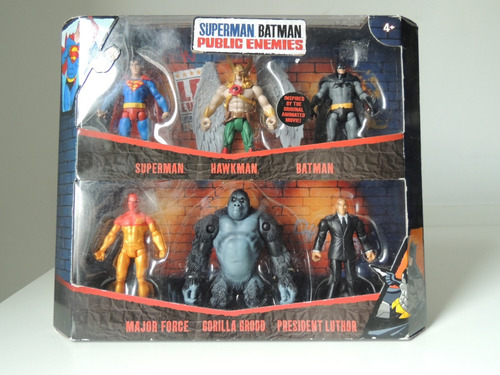 Superman Batman Animated Public Enemies Mattel Movie Novo