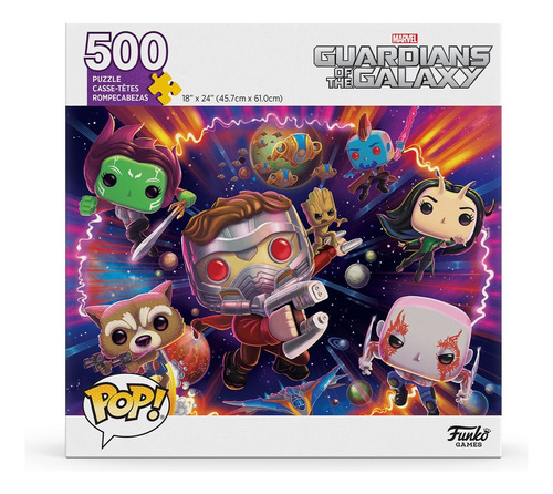 Funko Games! Puzzle De 500 Pcs Guardianes De La Galaxia