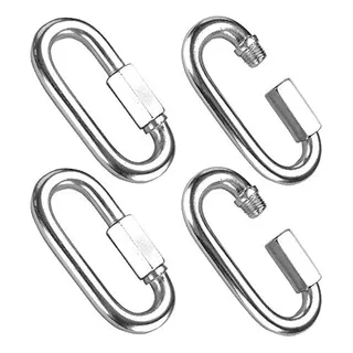 Lordhardware Chain Link 3 8 Inch Locking Carabiner Heav...