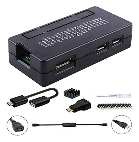 Kit De Funda Geeekpi Raspberry Pi Zero De 2 W Con Raspberry