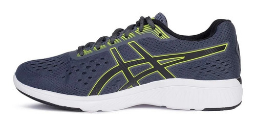 Imagen 2 de 5 de Zapatillas Asics Running Hombre Gel Kamo Gris-neg-lima Cli