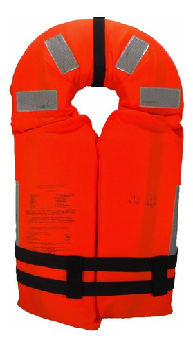 Chaleco Salvavidas Con Certificado Nom Con Luz Y Silbato Naranja