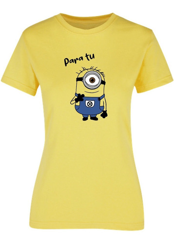 Playera Mujer Minions Mod. 05