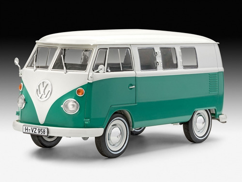 Imagen 2 de 3 de Volkswagen T1 Bus - Escala 1/24 Revell 07675