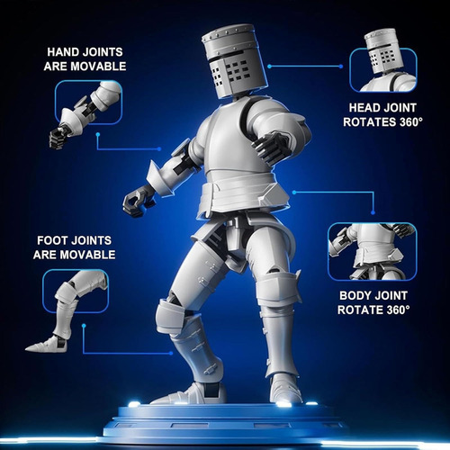 Figura De Acción Caballero Medieval Magnético 13 Juguetes