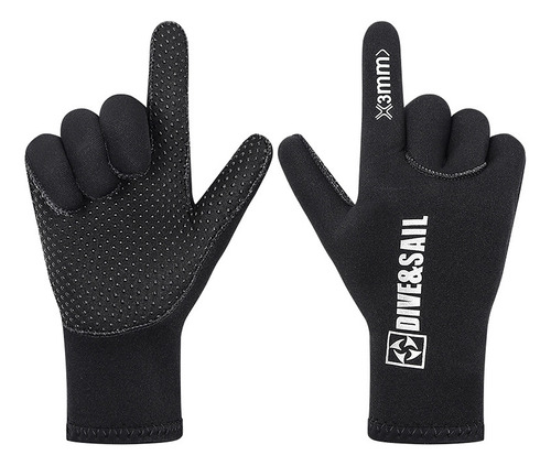 Guantes De Buceo De 3 Mm, Cálidos, Antiarañazos, Protección