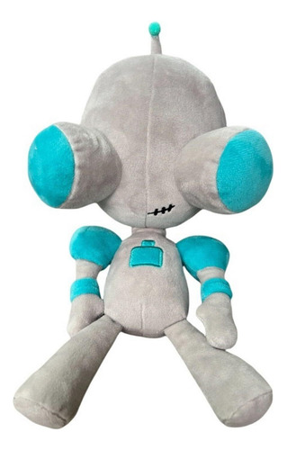 B- 2 Pçs De Brinquedos De Pelúcia Invader Zim Com Olhos