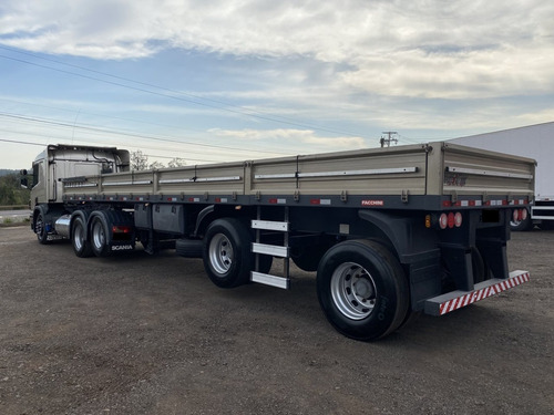 Imagem 4 de 14 de Scania P340 2011 + Carreta 2 Eixos Carga Seca Facchini 2017