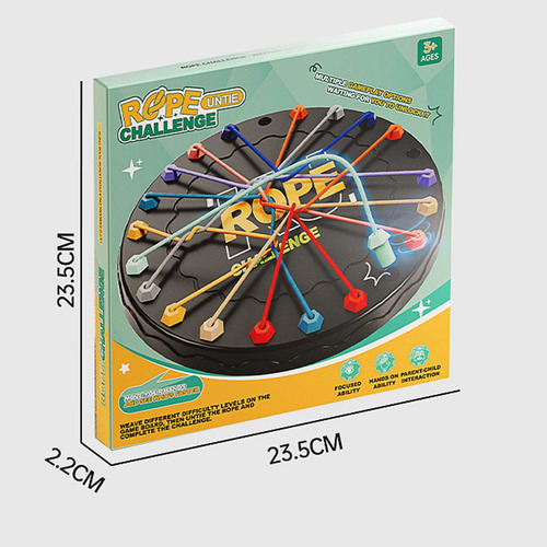 Juego De Rompecabezas Para Niños: Juego De Desatar Cuerdas F