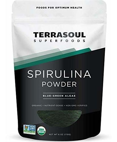 Polvo Spirulina Orgánico 6 Oz - Alto En Proteínas | Producid