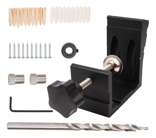 Woodworking Inclined Hole Jig 46pcs Drill Locator Set Robust