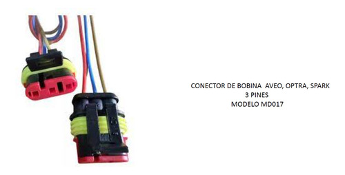 Conector De Bobina Para Aveo Modelo Md017