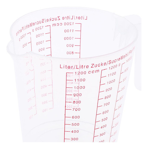 Taza Medidora, Resistente A La Temperatura, Líquidos /