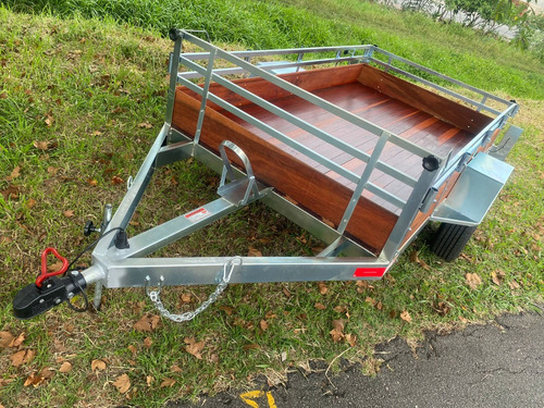 Carretinha Nova Completa Estrutura Reforçada 1,40 X 2,50