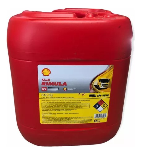 Aceite Diesel 50 Shell Rimula Paila 20lts Envio Gratis