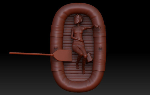 Imagen 3 de 3 de Gorillaz - Noodle In Boat - Escultura