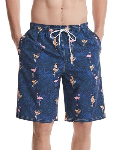 Pantalones Cortos Hawaianos De Secado Rápido Para Caballero