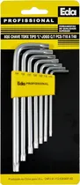 Comprar Jogo Kit Chave Torx Tipo L 7 Peças Com Furo Profissional Eda