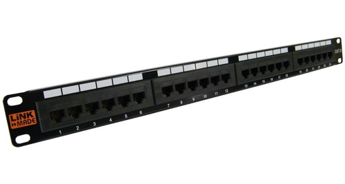 Pp624l 24-rj45 Cat6 Utp Patchpanel 1u  | Compratecno