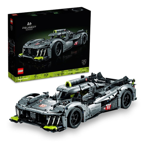 Kit Lego Technic Peugeot 9x8 Le Mans Hybrid Hypercar 42156 1775 Piezas 3+