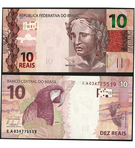 Brasil 2010 : Conm Fauna , 10 Brl Reales  - Circ