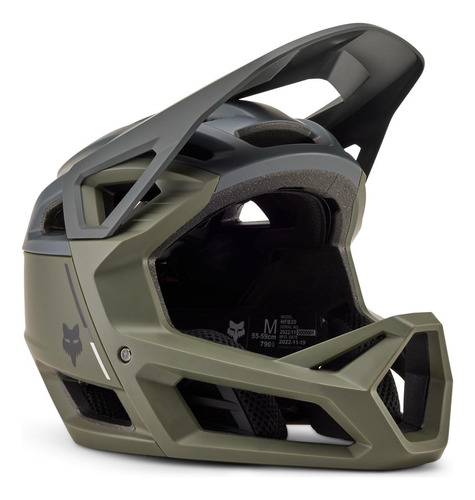 Casco Bicicleta New Proframe Clyzo Verde Oliva Fox Talla M