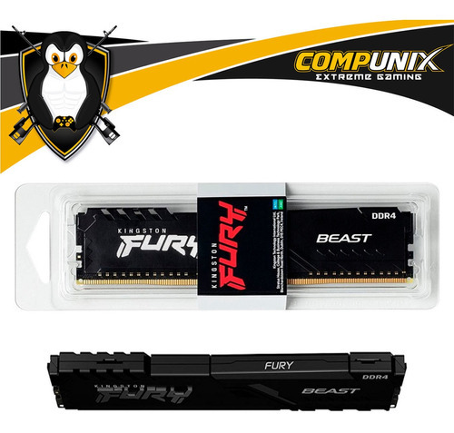 Memoria Ram Ddr4 Hyperx Fury Beast 4gb 2666mhz Pc Gamer