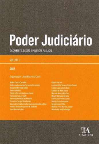 Poder Judiciário - Vol. I, De Conti, Jose Mauricio (org.). Editora Almedina, Capa Mole Em Português