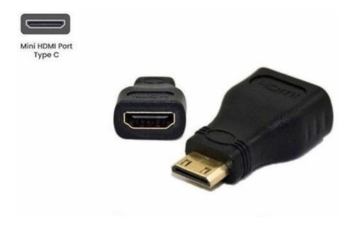 Imagem 4 de 6 de Adaptador Conector Mini Hdmi Macho Para Hdmi Fêmea