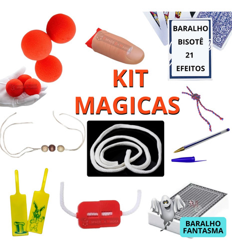 Kit Mágicas Super Truques Iniciantes E Profissional Completo