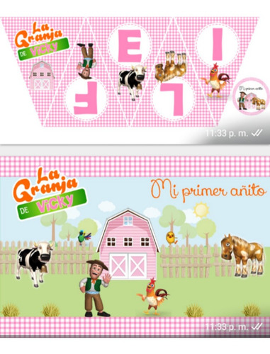 Centros De Mesa La Granja De Zenón Rosa Para Niña
