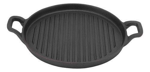 Plancha De Hierro Fundido Reversible De Doble Mango Acanalad