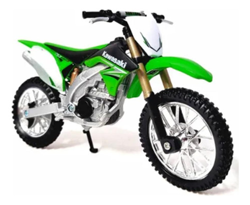 Miniatura Moto Kawasaki Kx450ftrilha Motocross Bburago 1/18