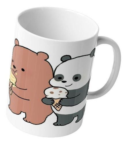 Imagen 1 de 7 de Taza Osos Escandalosos Comiendo Helado Original Nueva Cafe