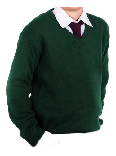 Sweater / Pullover Verde Colegial Aero     Talle 46 Al 54