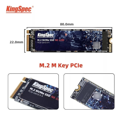 Disco Sólido Interno Kingspec Ne-256 256gb