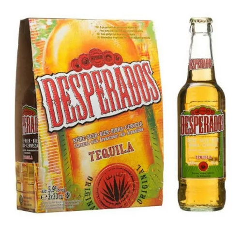 Pack Com 3 Unidades De Cerveja Com Tequila Desperados 330ml