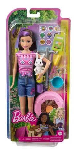 Mu eca Barbie Skipper Campamento Con Mascota Original Mattel