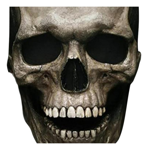 Máscara De Calavera De Cabeza Completa Con Mandíbula