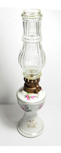Lámpara 27 Cm. Años '70 A Alcohol,6,5x27cm. Tulipa Acomodo (Usado)