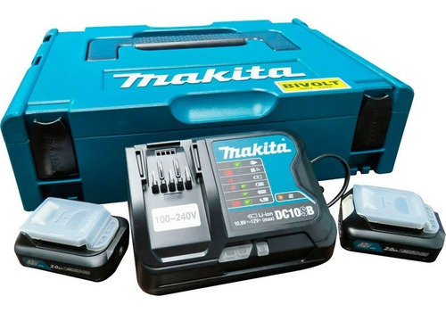 Kit Recarga Mak-pac 12v Cxt Makita Bivolt - 197656-9