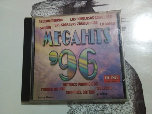 Megahits 96 - Lfc Ratones Paranoicos - Sony 1996 - Cd - U