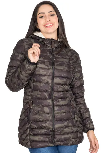 Parka camuflada feminina cheap mercado livre